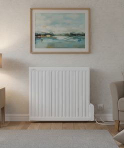 Oliegevulde Elektrische Radiator 1000W – Wifi Thermostaat – IP44 Badkamer – Energiezuinig & Stil